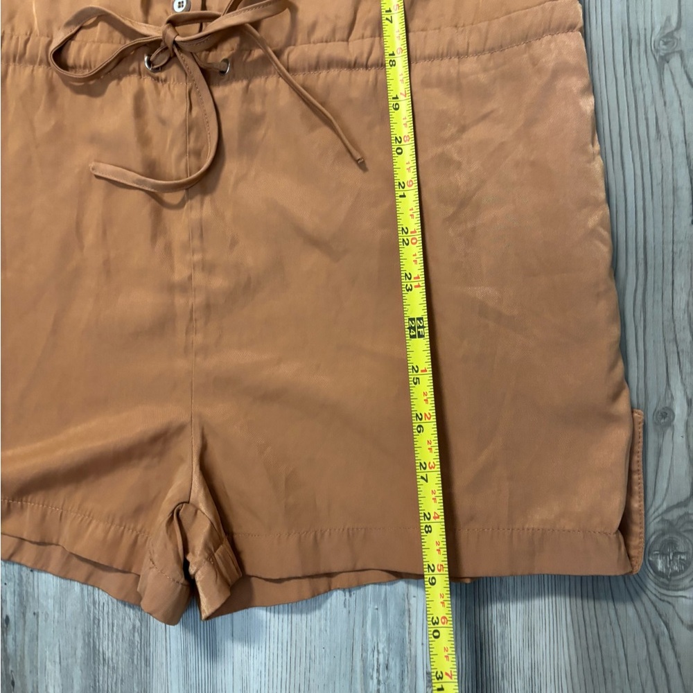 Hyfve Brown Button-Front Romper - image 6
